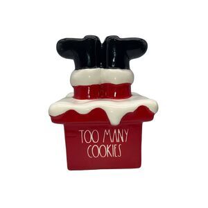 Rae Dunn Too Many Cookies Santa In The Chimney